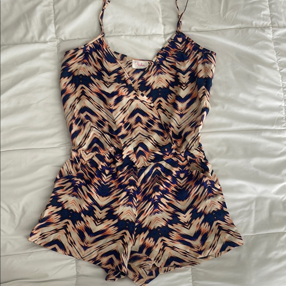 Parker Vibrant Multicolor Romper Sz 2